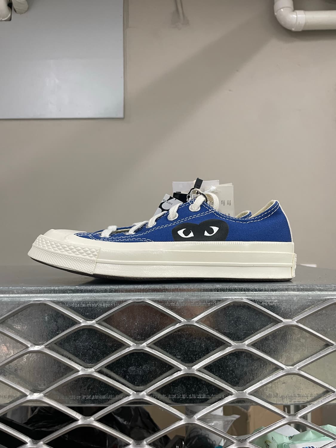 컨버스 x 꼼데 블루 로우 230mm(박스x)(gr-4618) 상품이미지1