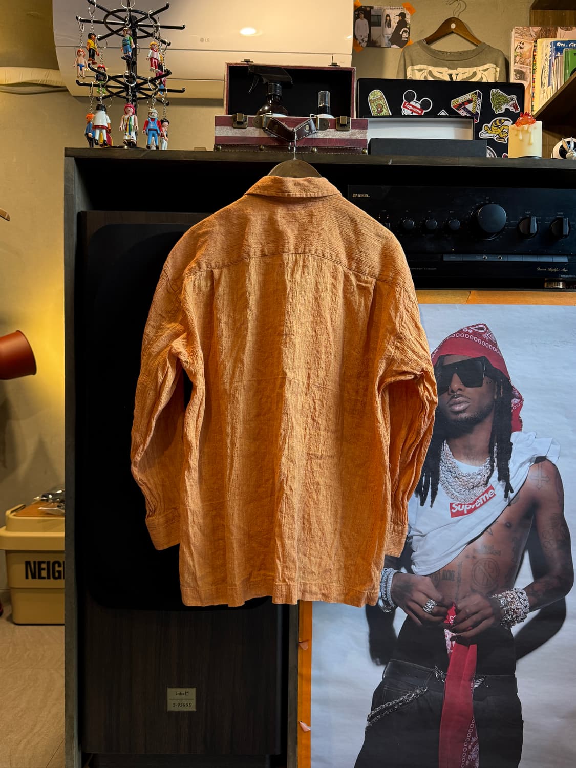 이세이미야케 크레이프 린넨셔츠 1(M) 상품이미지2