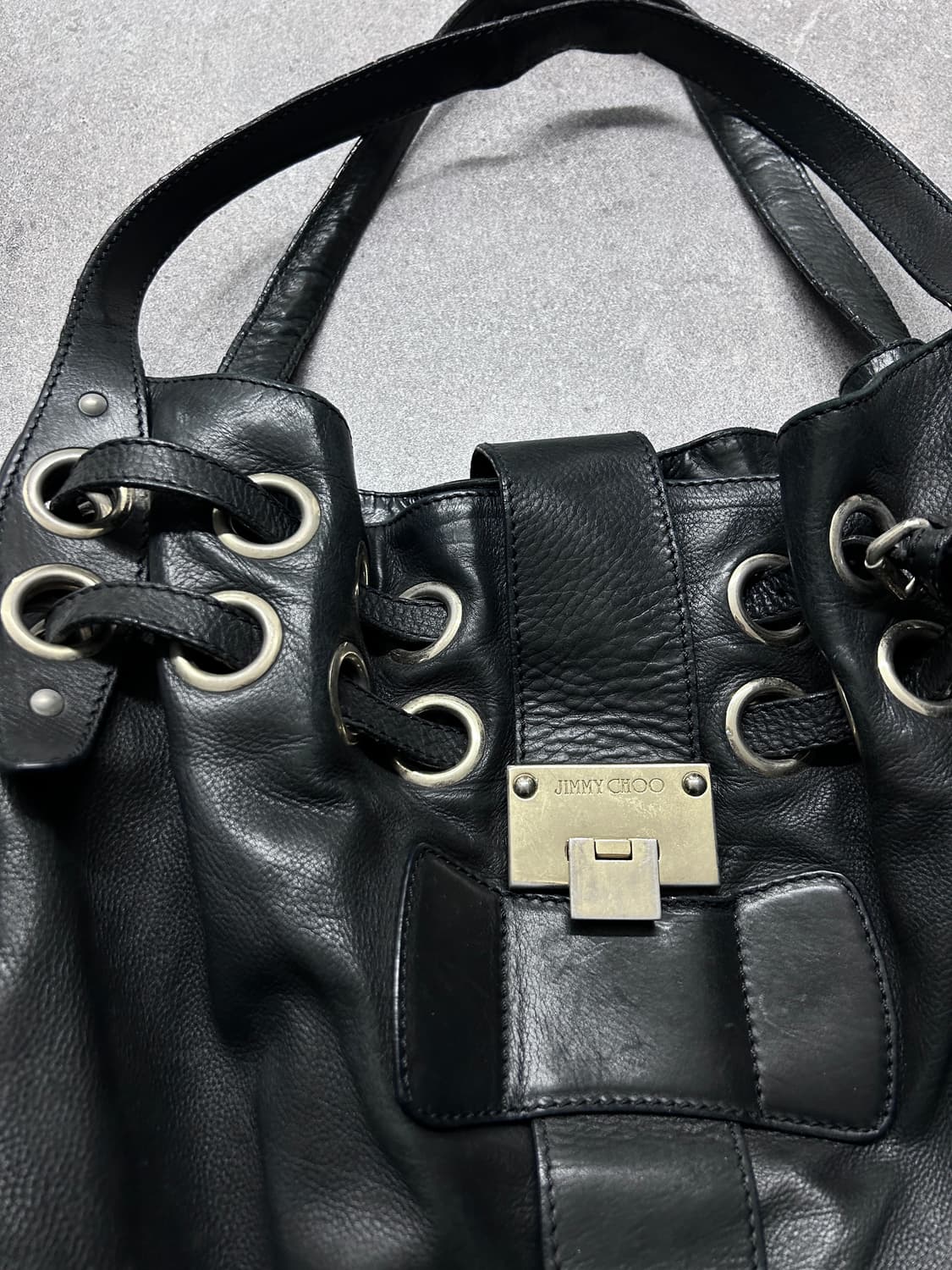 지미추 아일렛 레더 링 백 상품이미지2