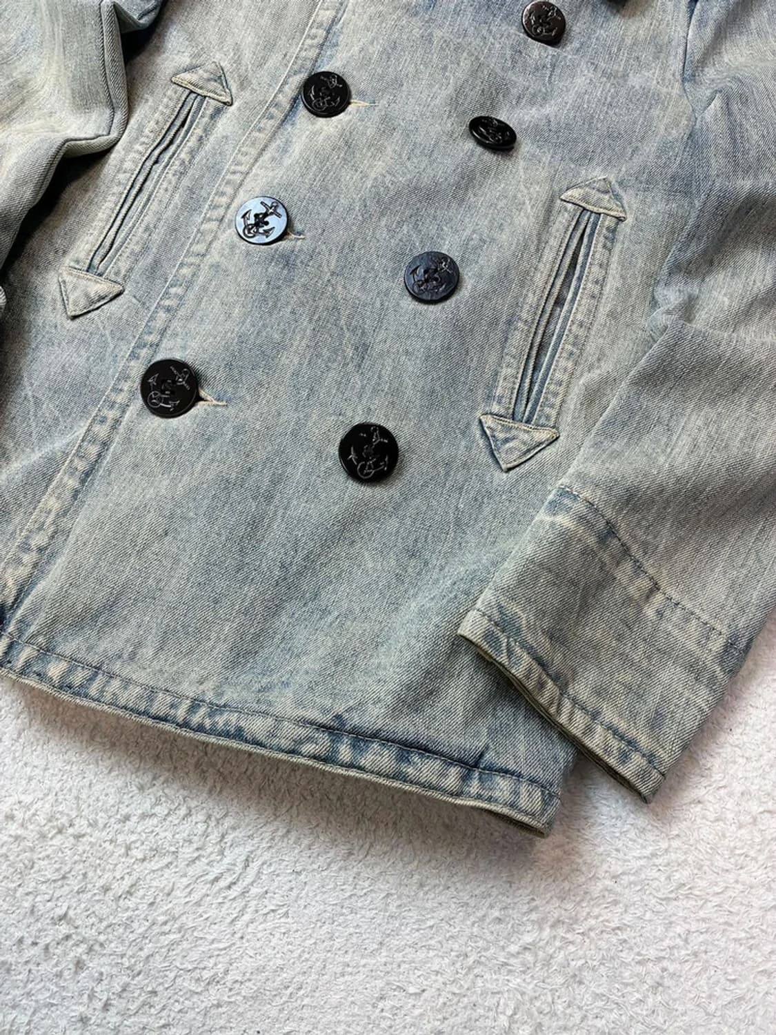 데님앤서플라이 랄프로렌 더블 브레스트 데님 자켓 PN6011 상품이미지3