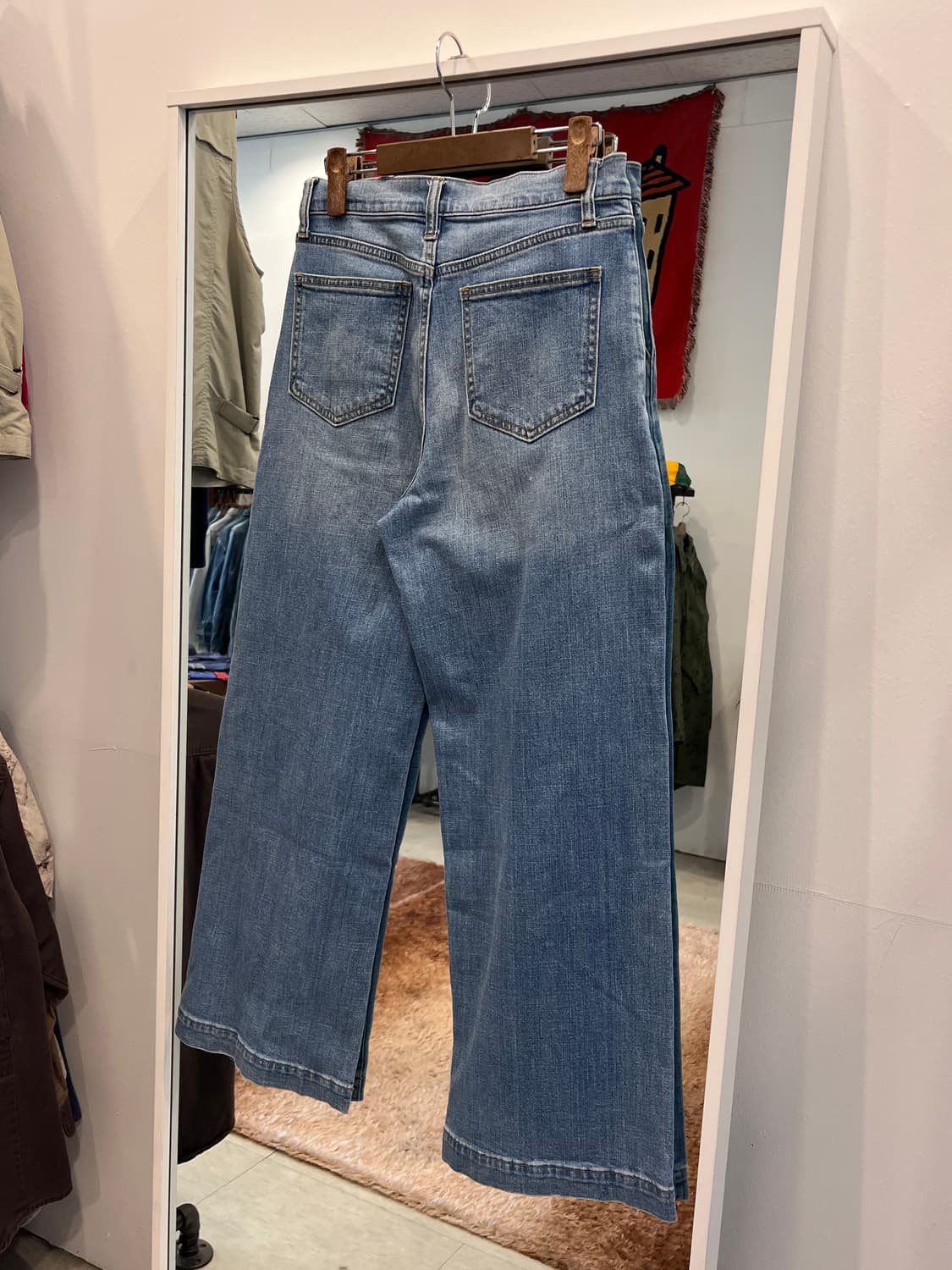 Gap 갭 원 턱 와이드 데님 팬츠 (27-28inch) 상품이미지5