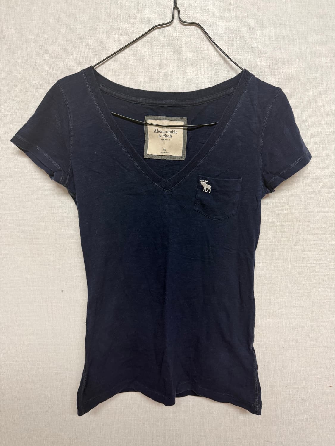 아베크롬비 딱붙핏 슬림핏 반팔 xs 상품이미지1
