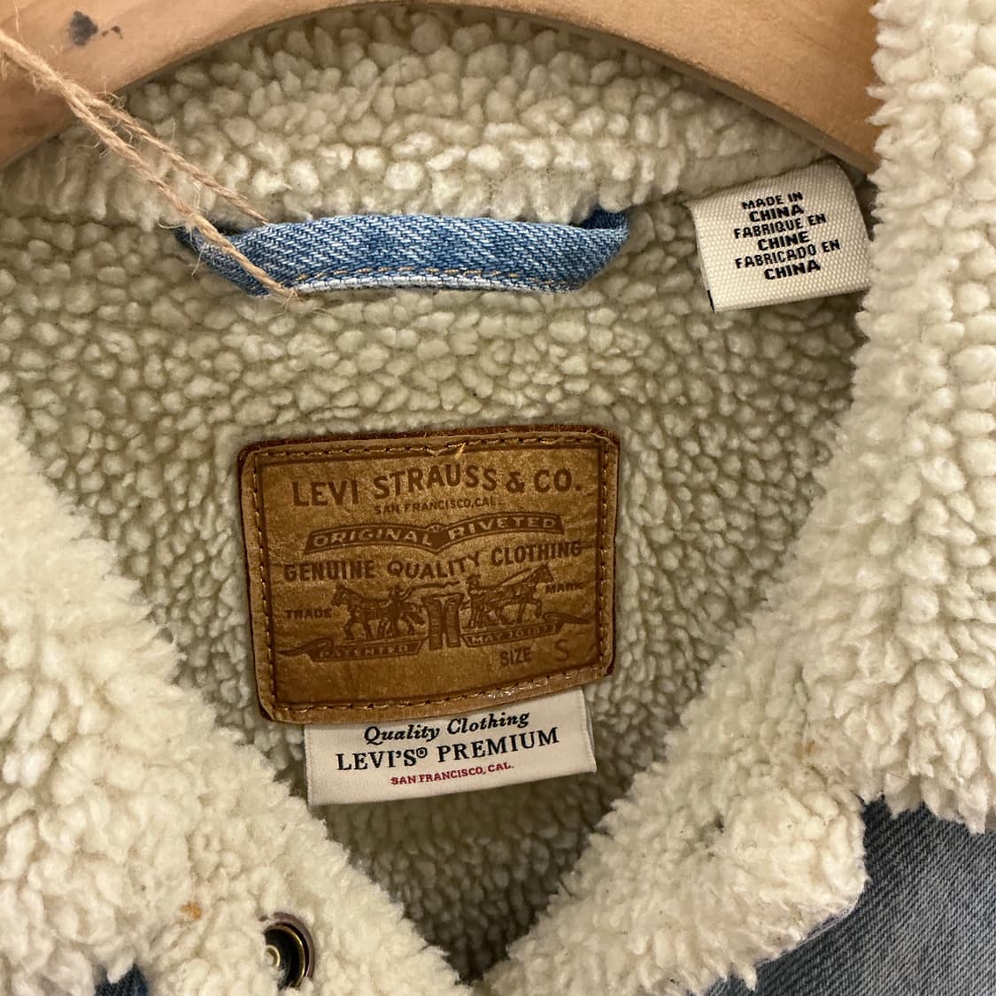 리바이스 데님 셰르파 자켓 상품이미지2