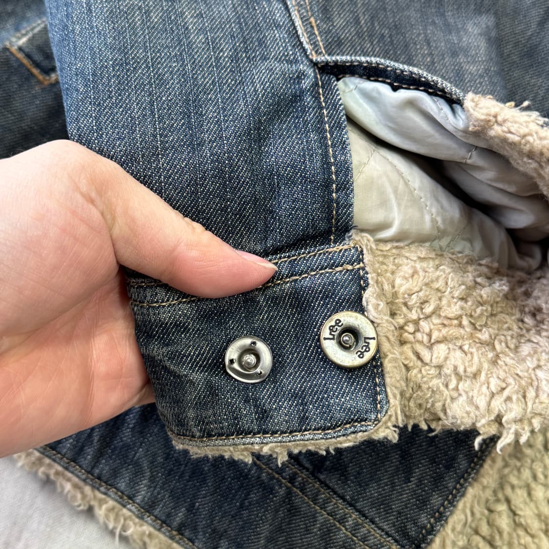 Lee 리 90s 양털 쉐르파 데님자켓 105 상품이미지8