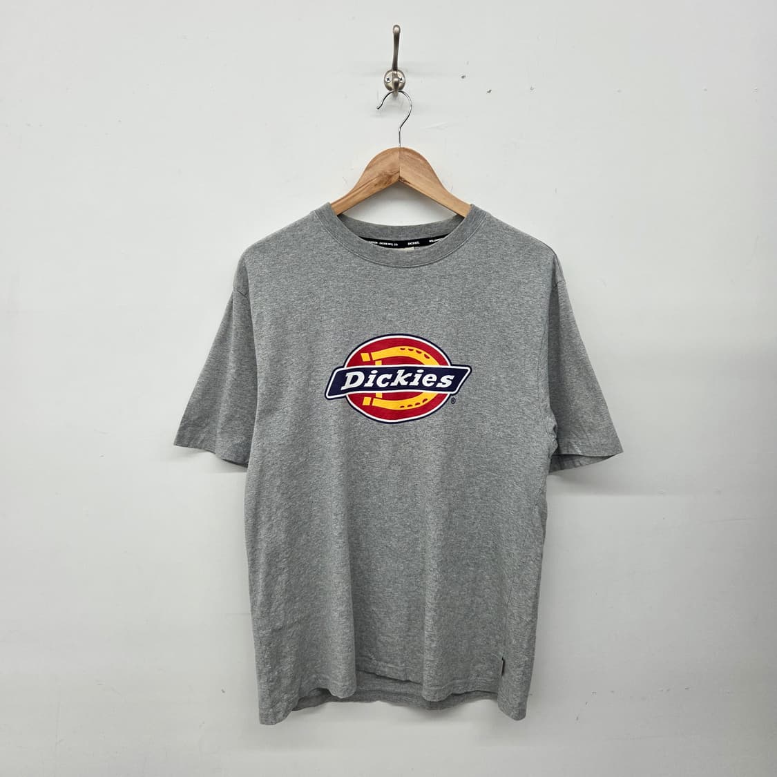 디키즈 로고 반팔 티셔츠 회색 남L 상품이미지1