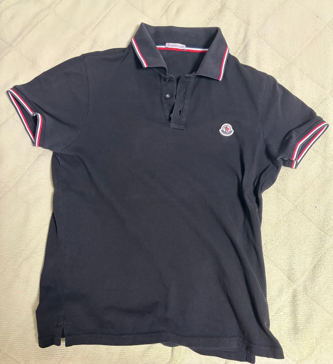 몽클레어 반팔 카라티 s( 블랙) 상품이미지1