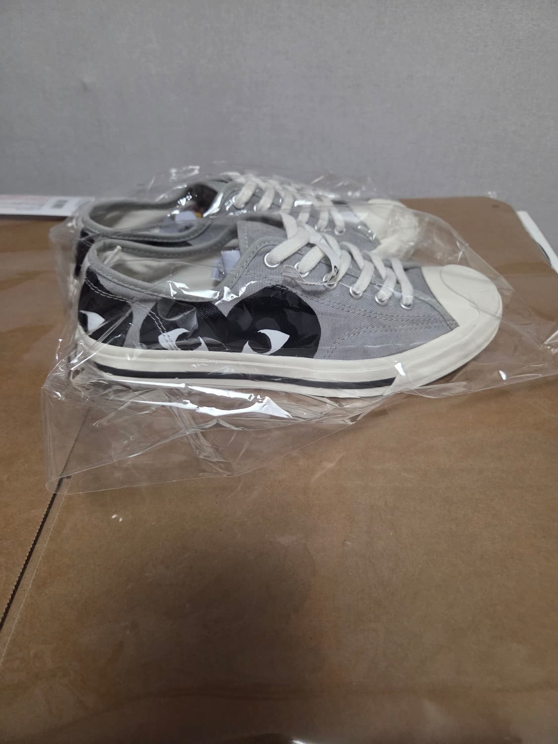 꼼데가르송 컨버스 잭퍼셀 드리즐 블랙 상품이미지5