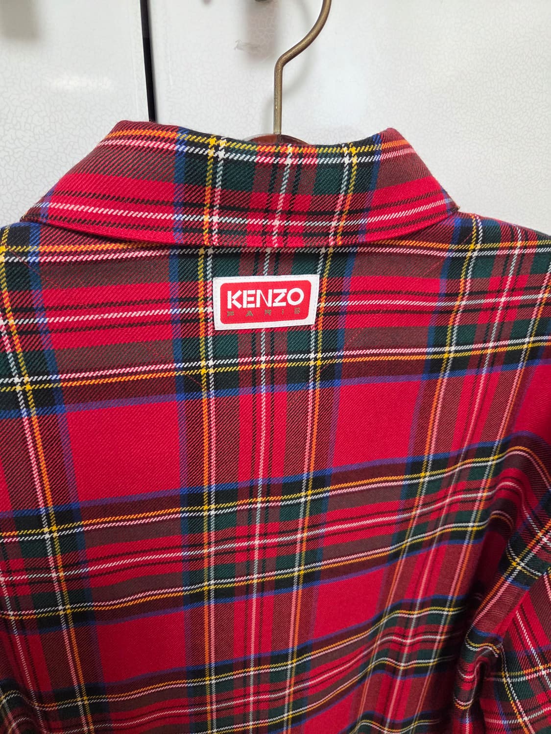 겐조 타탄 체크 셔츠 (넥타이 포함) 상품이미지2