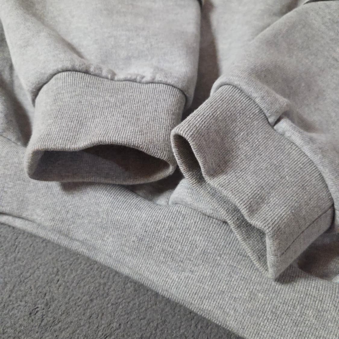 본투윈 빅크롬 리플렉티브 라인 후드티 2 그레이 상품이미지7