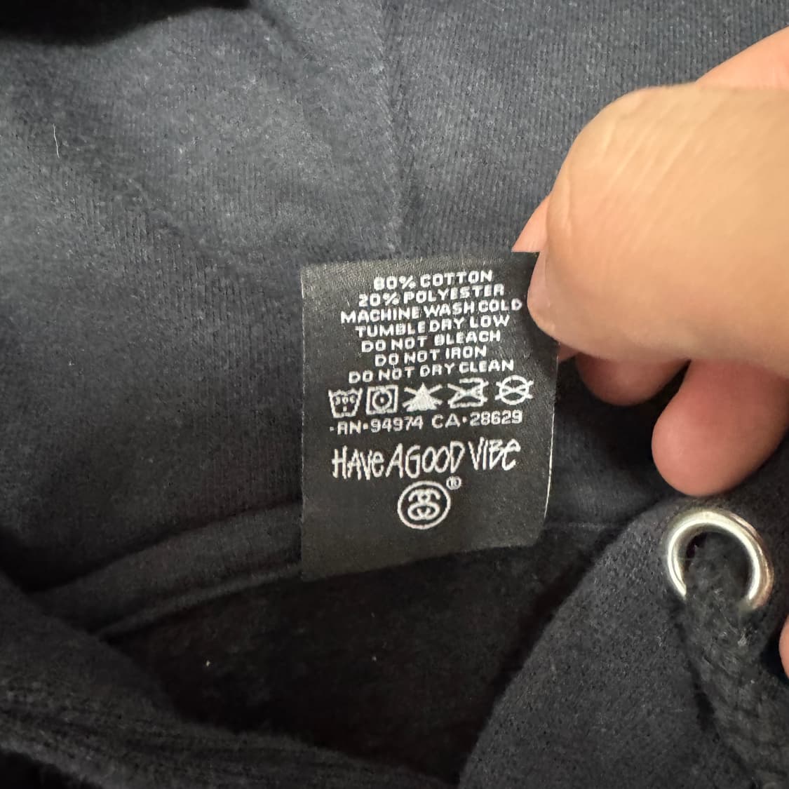 스투시 후드티 S사이즈 상품이미지3