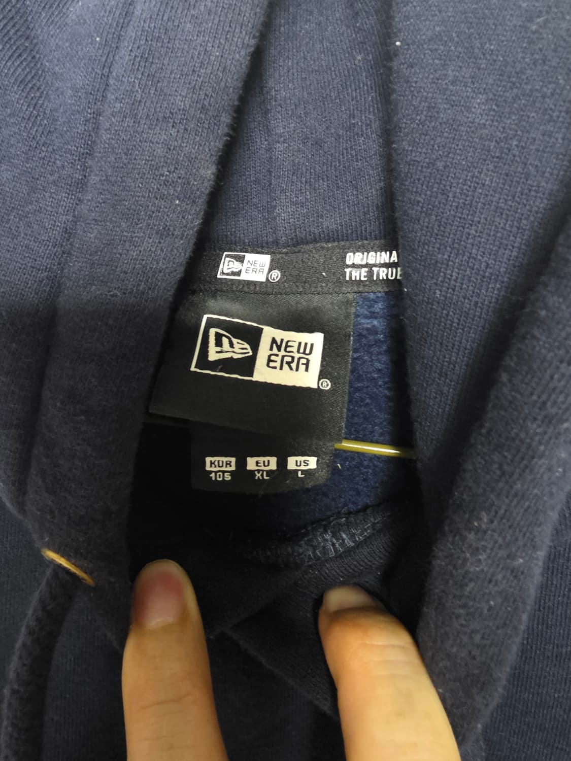 뉴에라 뉴욕양키스 네이비 후드티 XL 105 상품이미지4