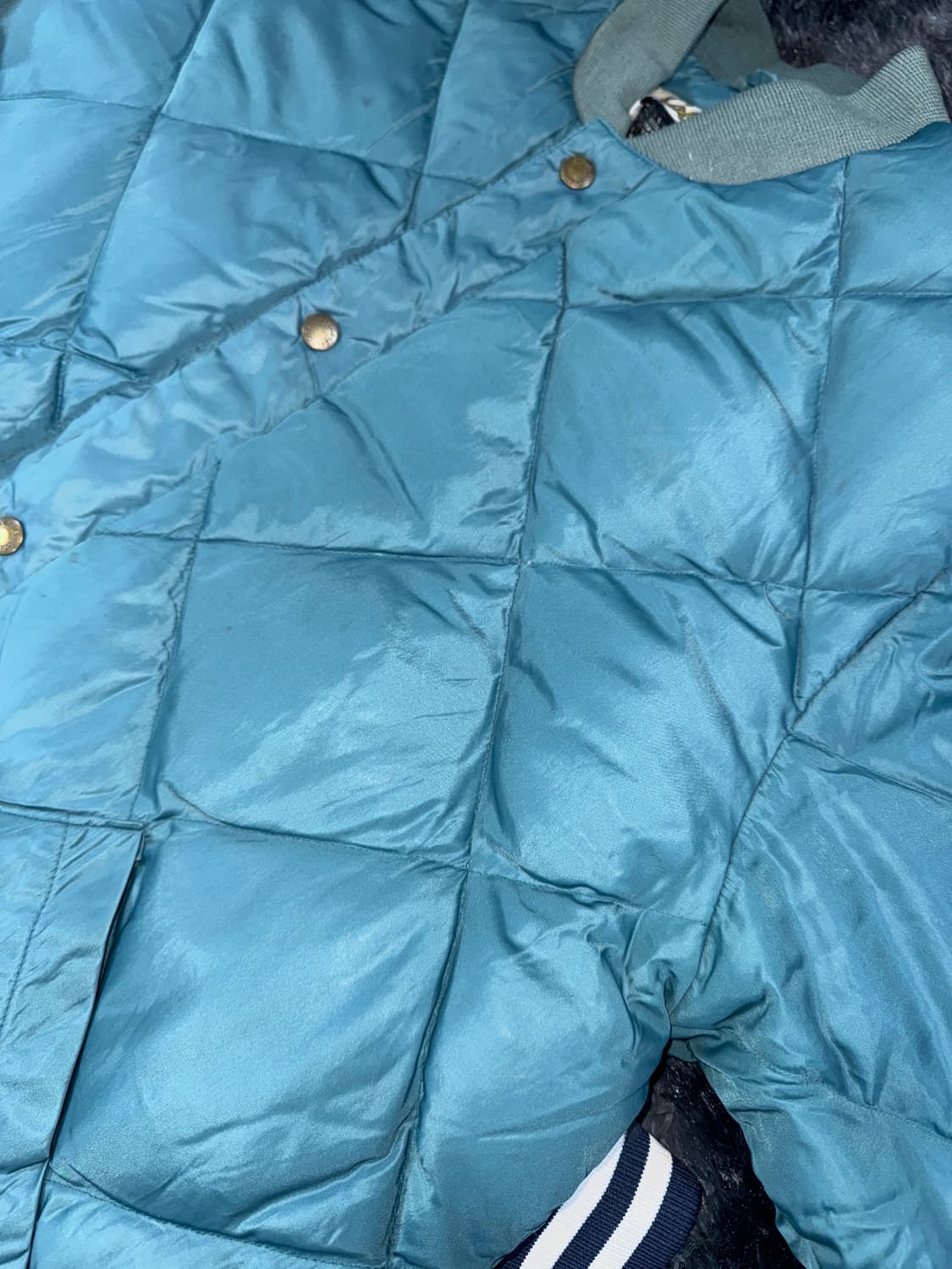 투티/0114 카벨라스 구스다운 퀼팅 경량 패딩 자켓 90s 워크웨어 상품이미지9