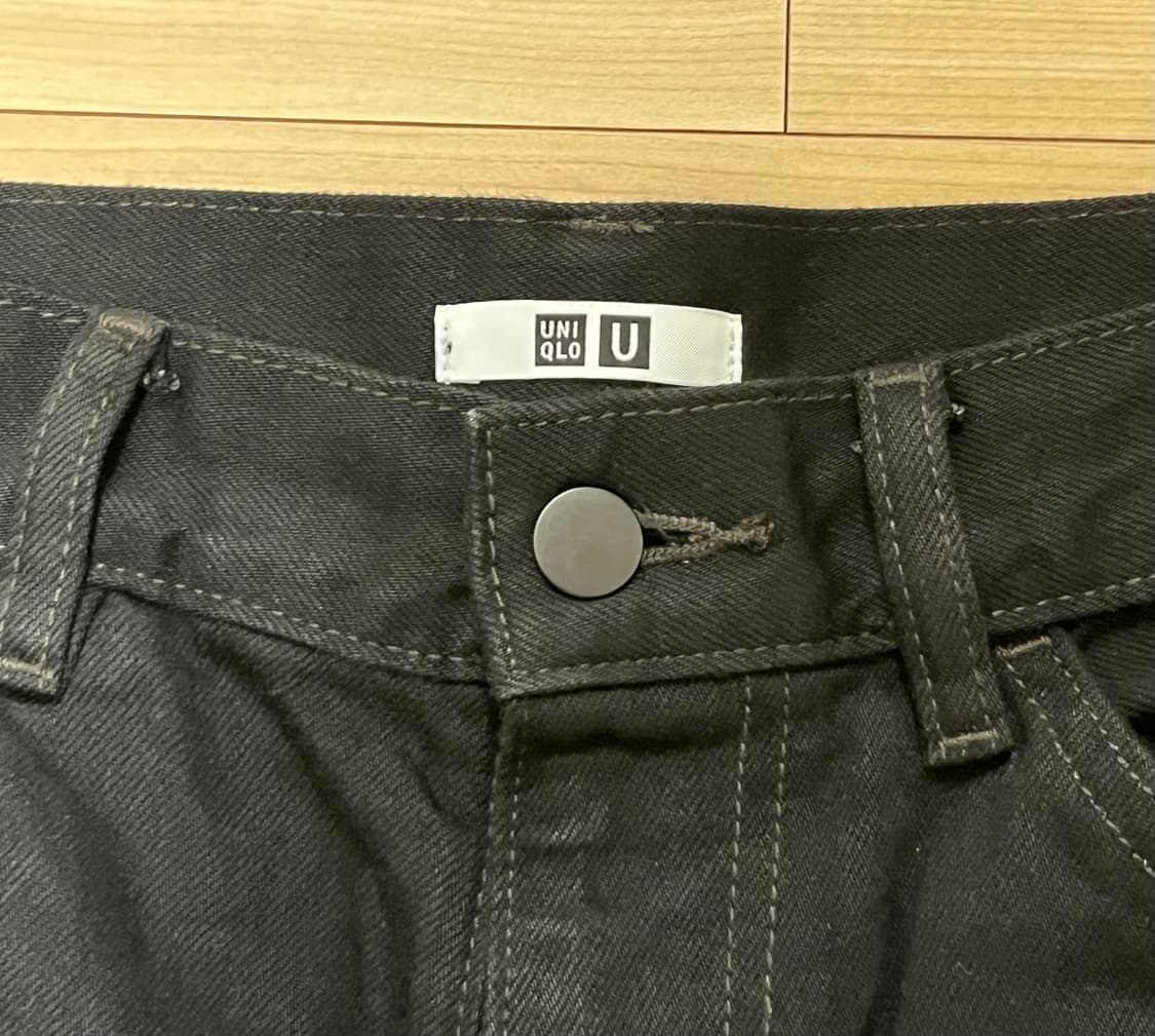 [29] 유니클로 U 르메르 와이드핏 컬러진 09블랙 상품이미지3