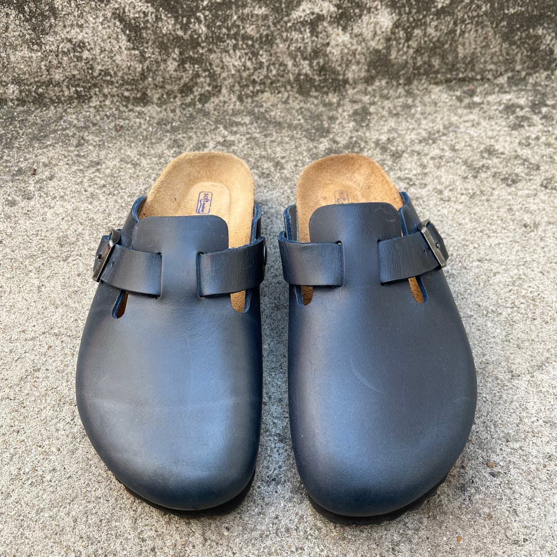 [37] 버켄스탁 보스턴 레더 네이비 블루 (240) 상품이미지2