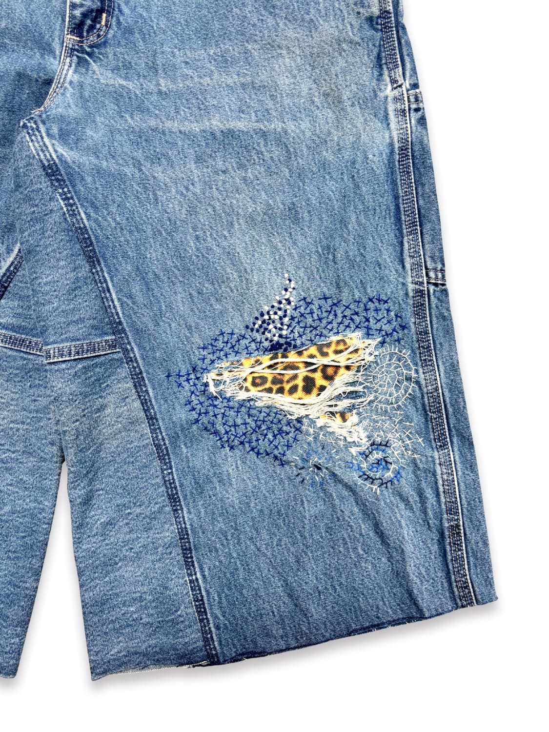 Carhartt Boro Sashiko Distressed Shorts 상품이미지4
