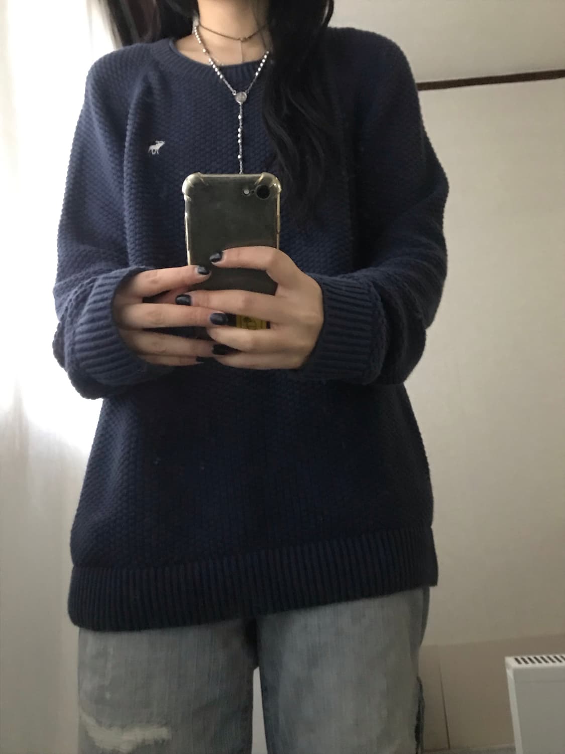 아베크롬비 네이비 루즈핏 니트 상품이미지5