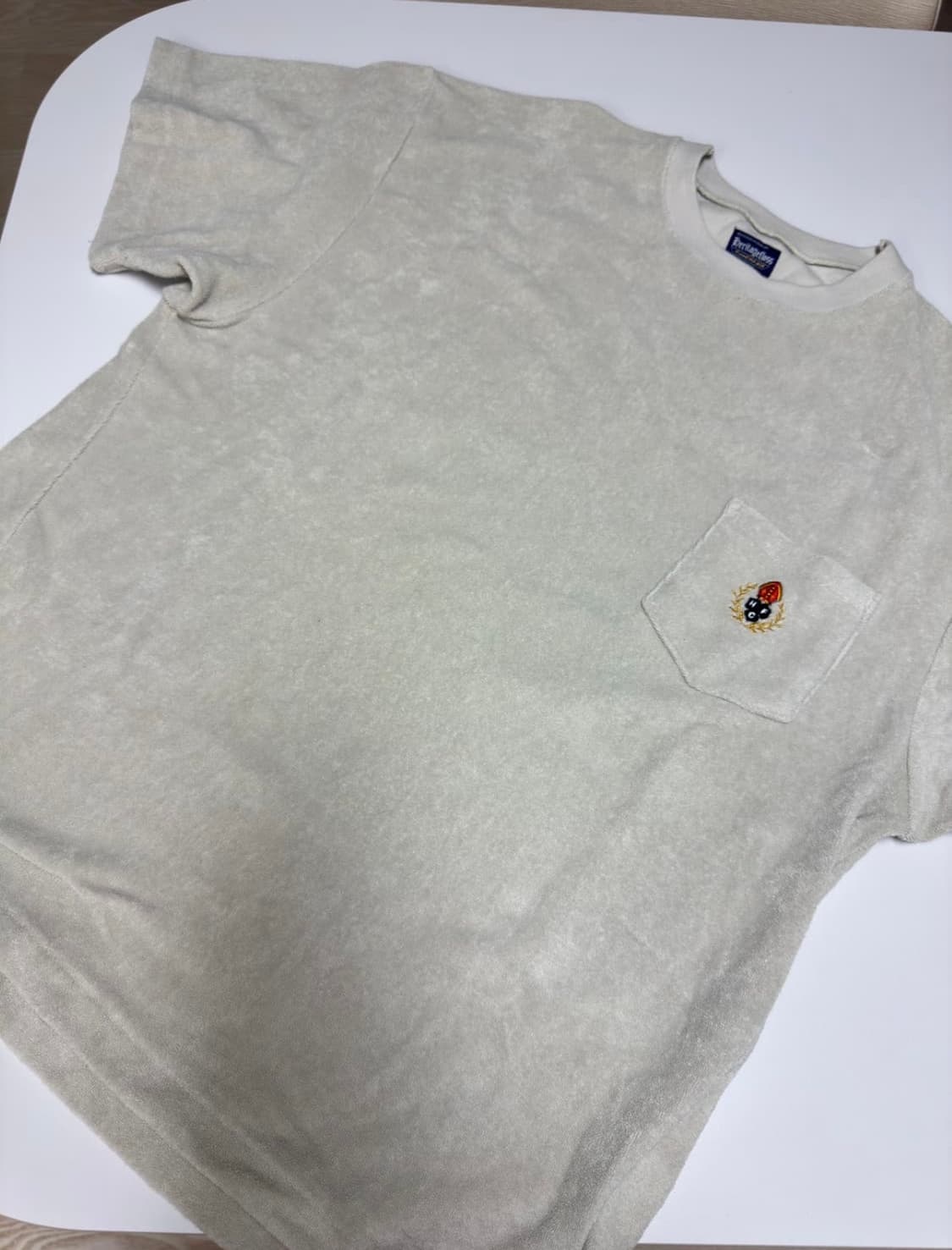 헤리티지 플로스 CREST TOWEL POCKET T- SHIRT M 상품이미지1