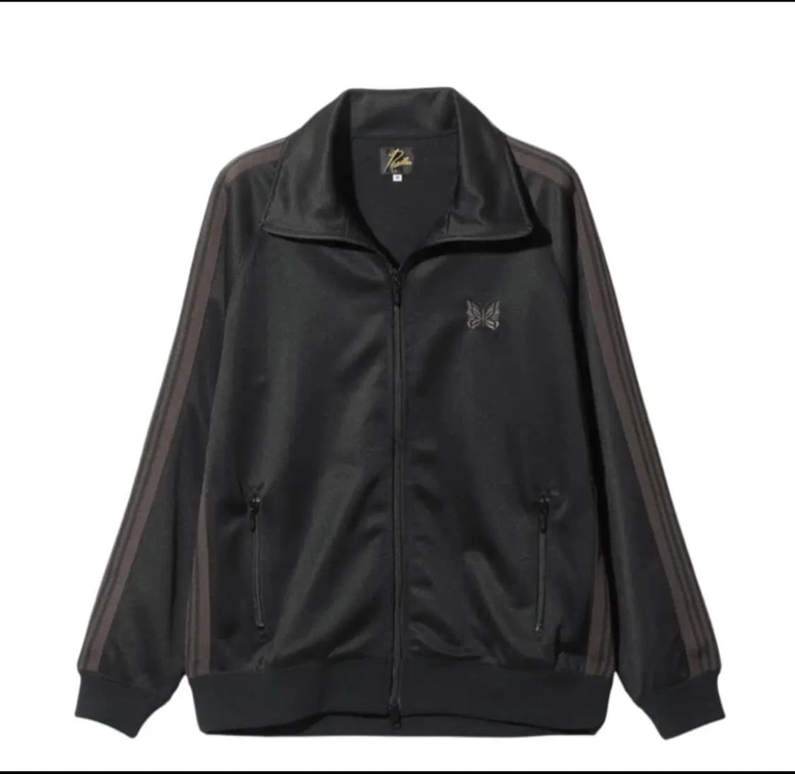 니들스 트랙자켓 블랙 다크브라운  상품이미지1