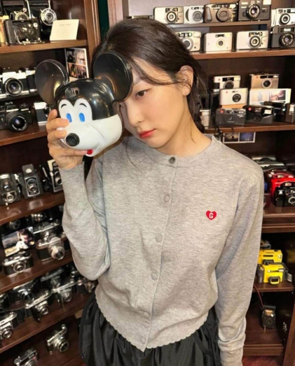 그레일즈 SIGNATURE HEART CARDIGAN 가디건 상품이미지1