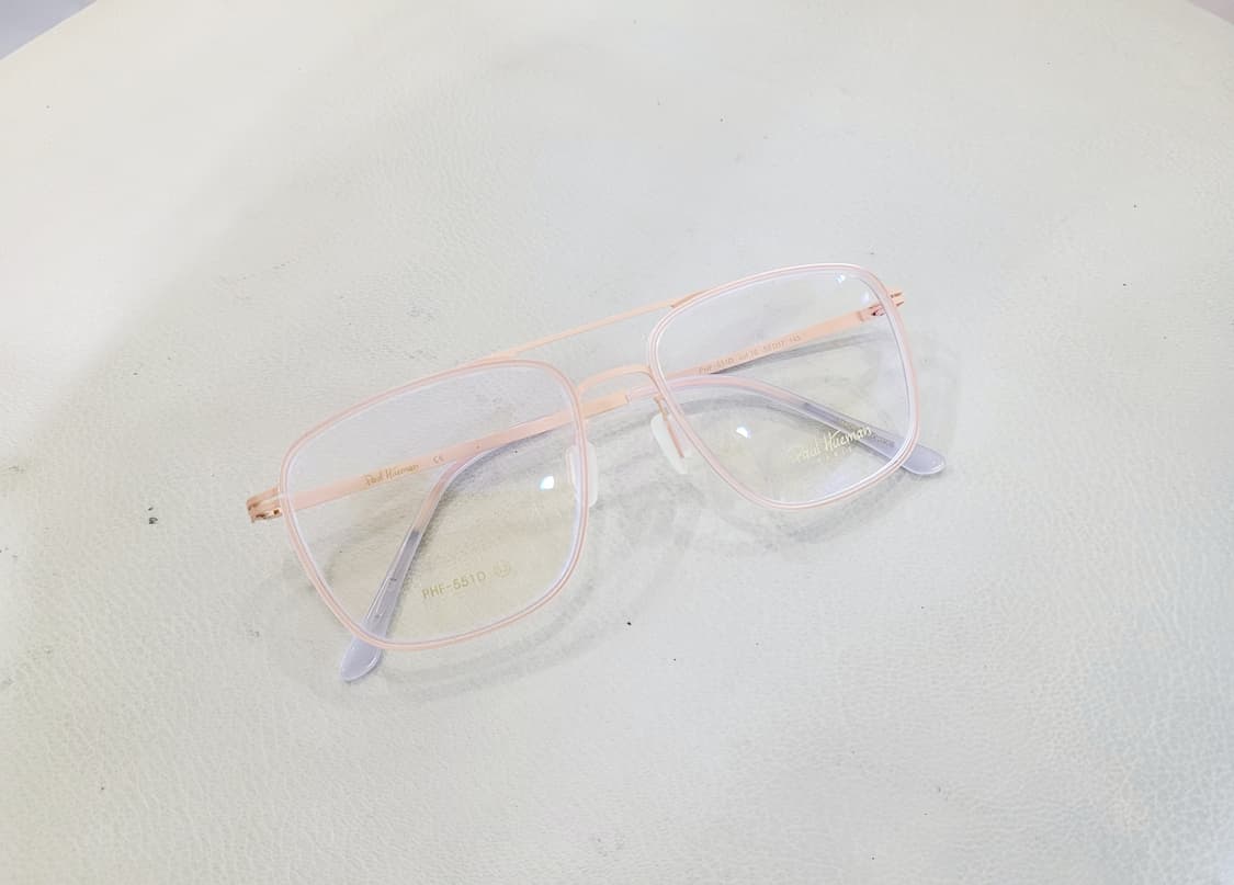 폴휴먼안경(PHF551D 골드무광투명 투브릿지) +블루라이트변색렌즈 상품이미지6
