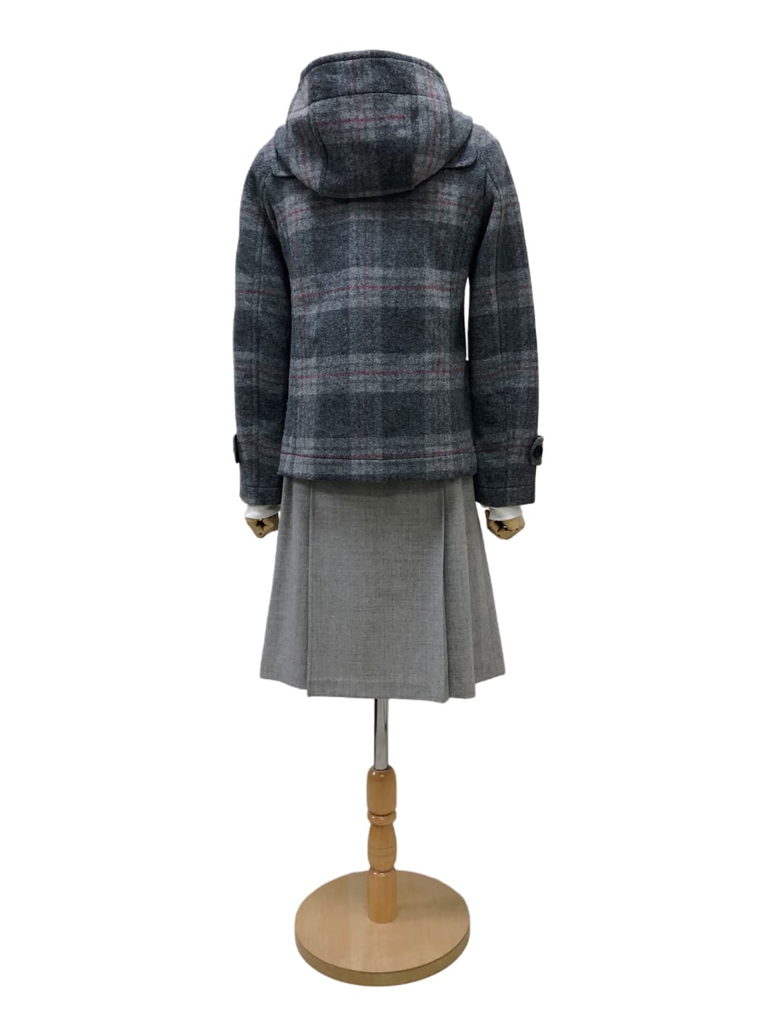 UNTITLED 체크 더플코트 상품이미지6