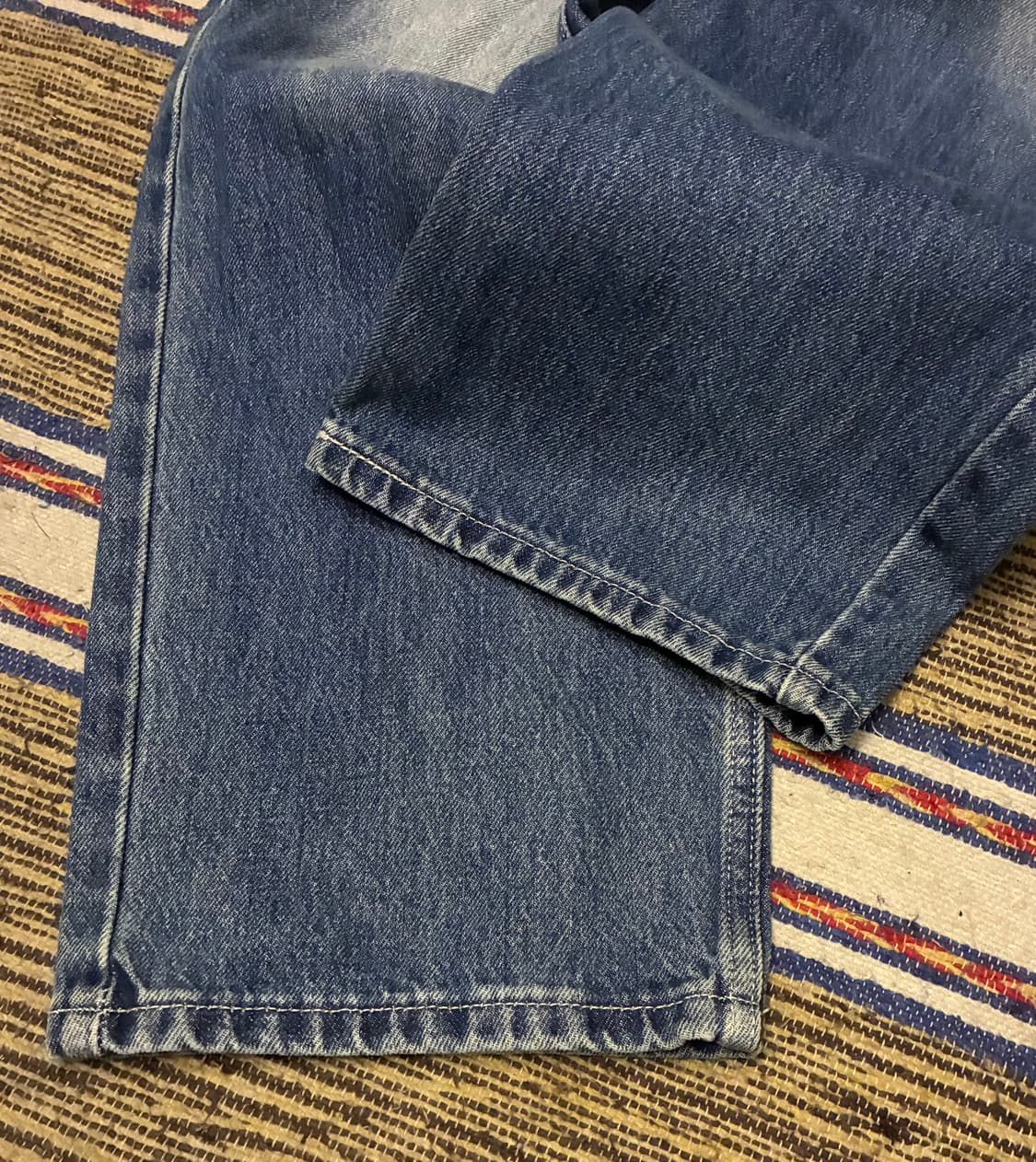 (32~33)Levis 리바이스 실버탭 루즈핏 데님 청바지 중청 상품이미지4