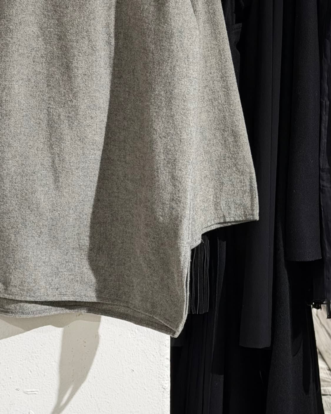 45rpm 그레이 울 블렌드 카라 롱슬리브 탑 상품이미지6