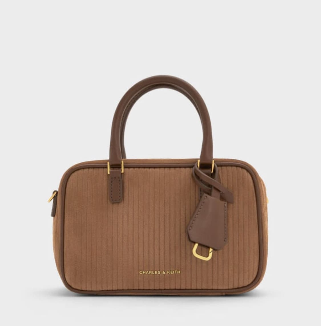 [찰스앤키스] 미니 시아나 코듀로이 보울링 백 크로스백 상품이미지2