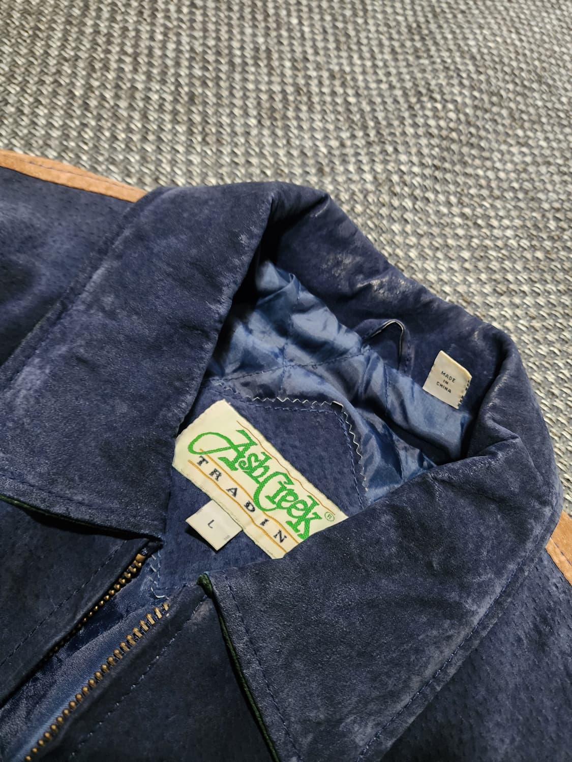 빈티지 누박 블루종 L 상품이미지6