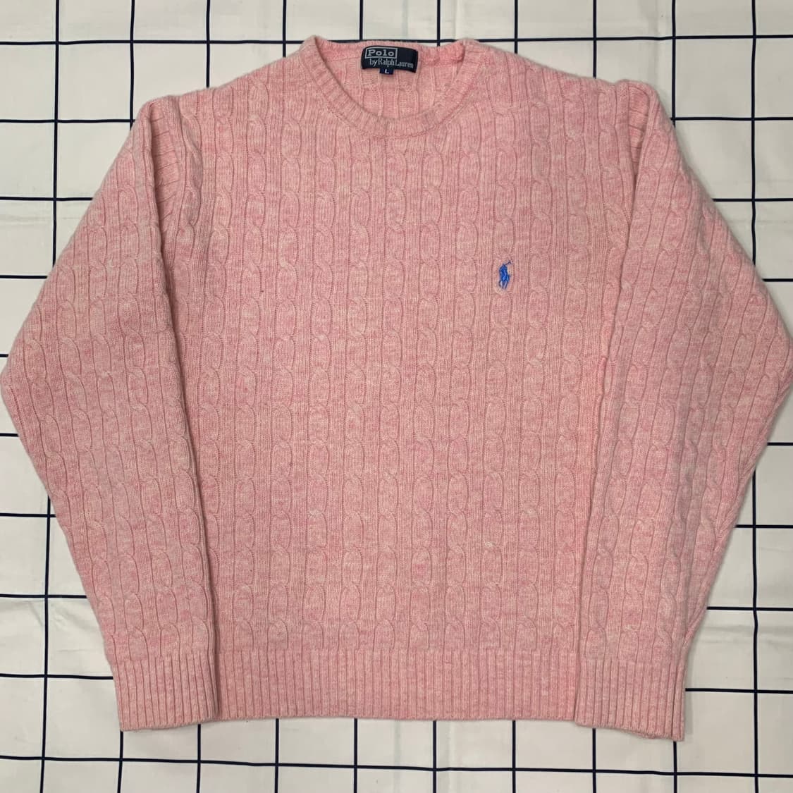 폴로 랄프로렌 꽈배기 니트 상품이미지1