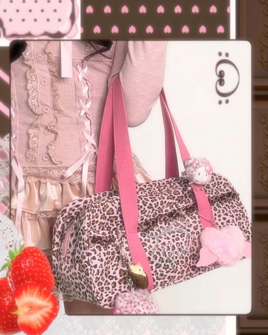 러브메탈파이 걸즈백 (핑크) 상품이미지3