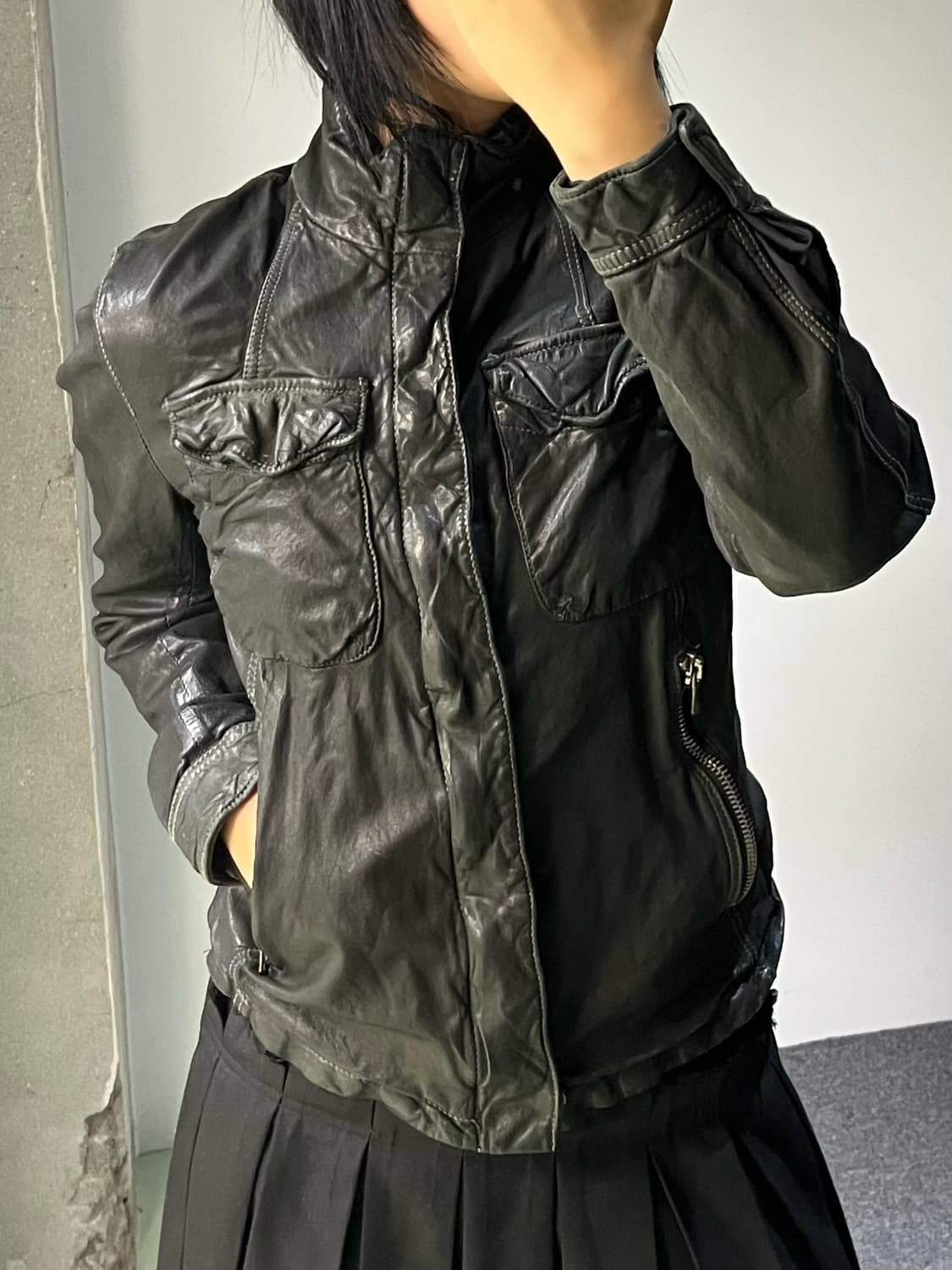 Lat 40.8 램 레더 자켓 상품이미지2