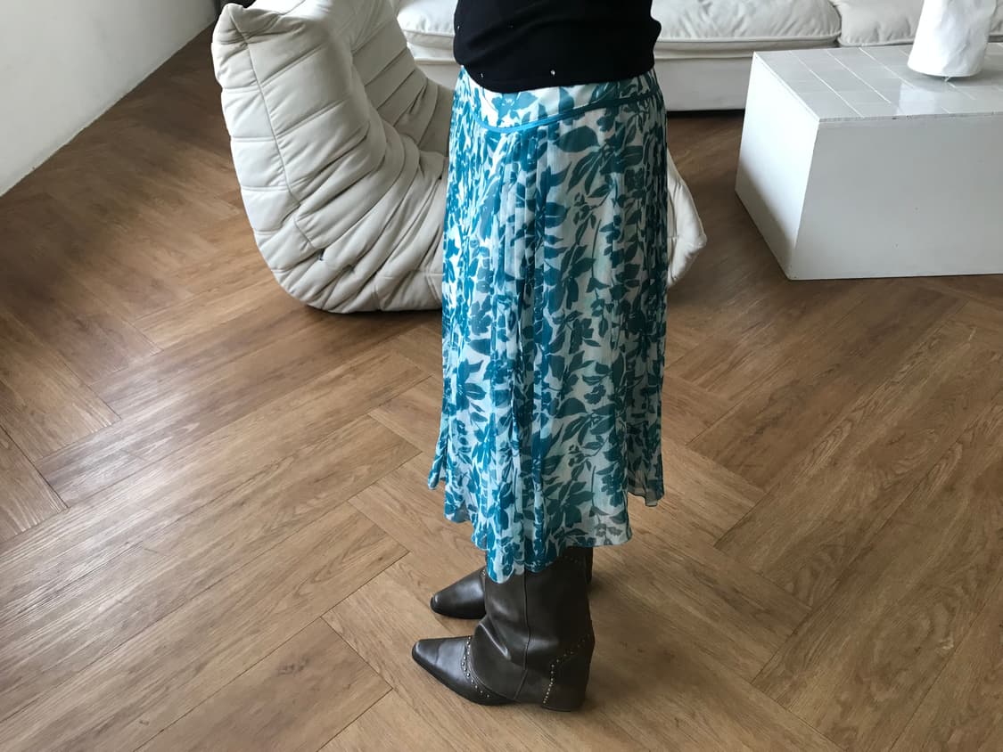 vintage pattern skirt 상품이미지8