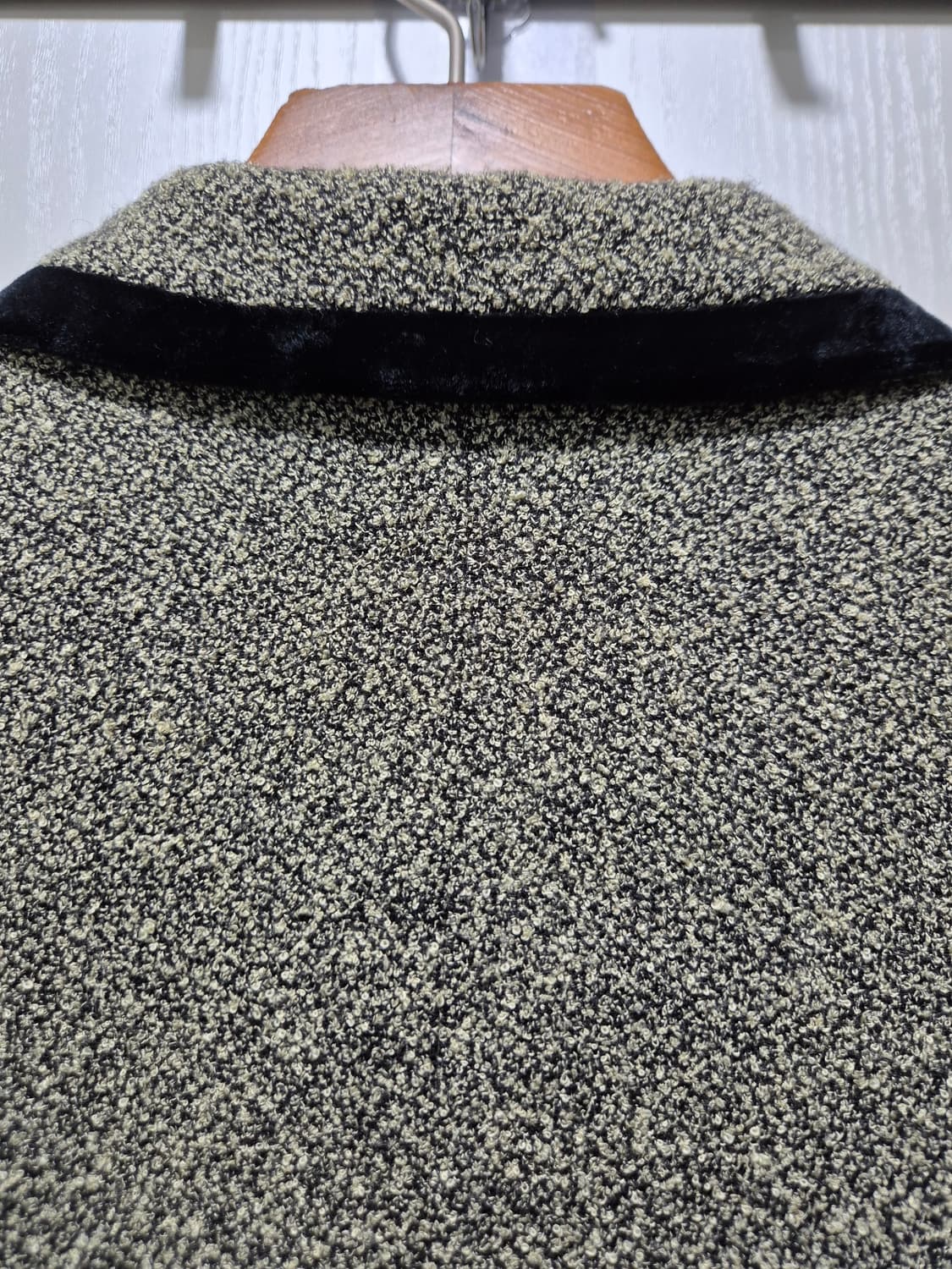 본느리베 트위드 벨벳 포인트 자켓 상품이미지8