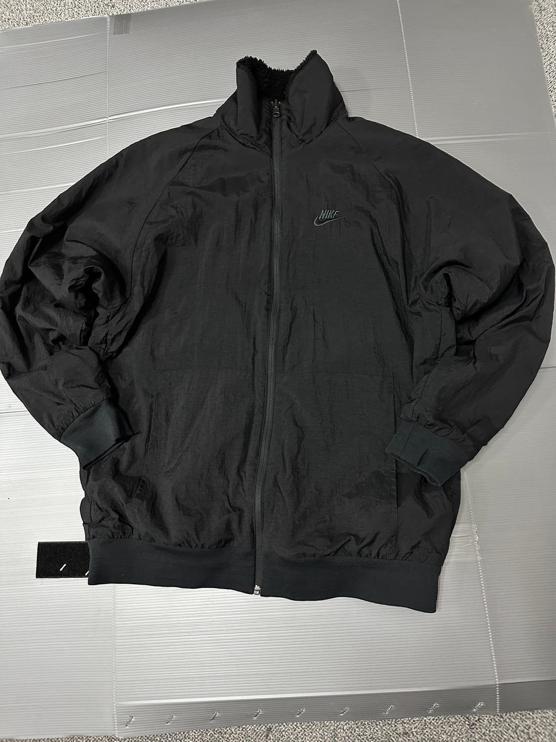 나이키 리버시블 쉐르파 후리스 양털 자켓 블랙 L 상품이미지1