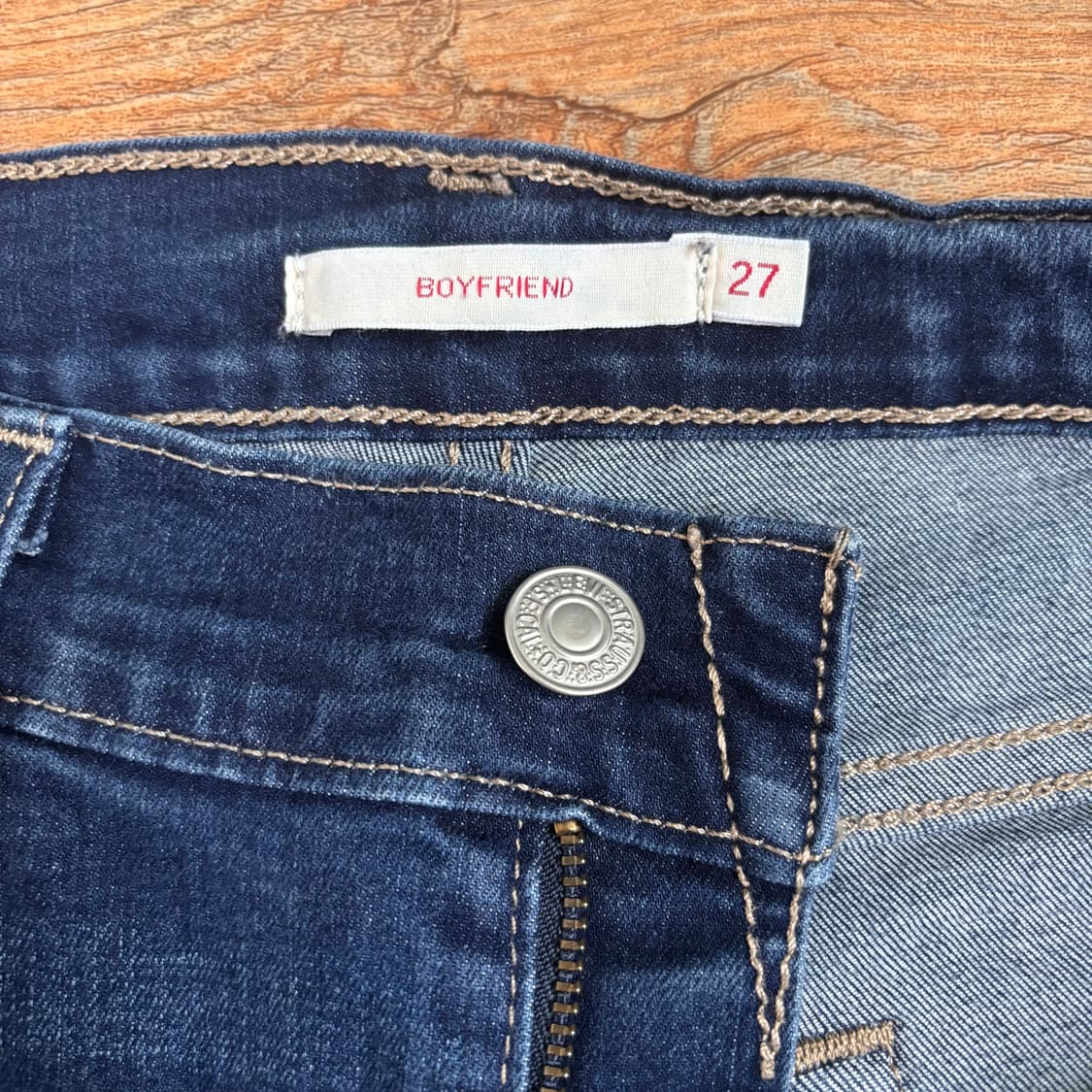 27 리바이스 청바지 보이프렌드 스판 데님 프리미엄 라벨 상품이미지3