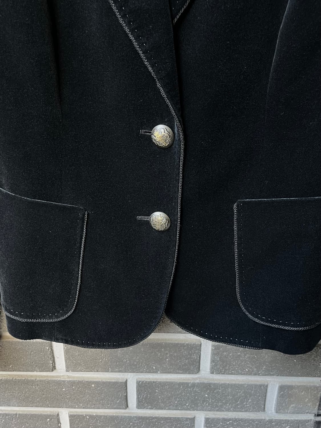 TRANS WORK 벨벳 블레이저 상품이미지7