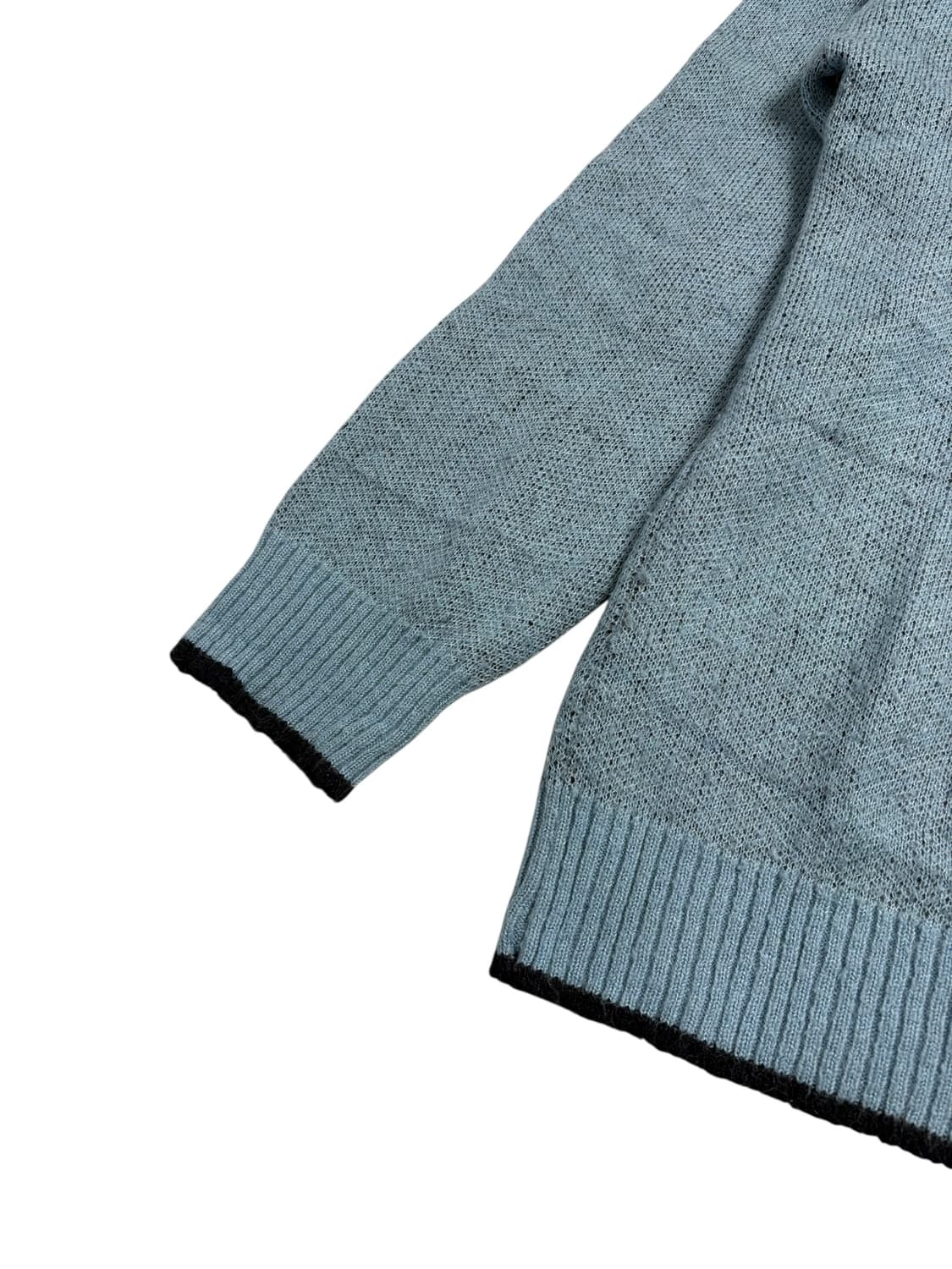 아메스 로고 니트 스웨터 소라 상품이미지3