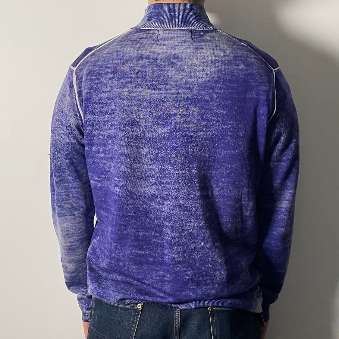 09fw 스톤아일랜드 그라데이션 반집업 니트 (on.718)   상품이미지4