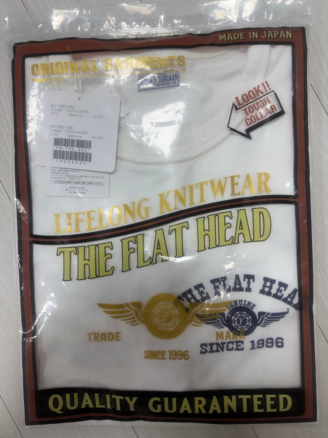 더플랫헤드 반팔 42사이즈 Flying Wheel THC 상품이미지3
