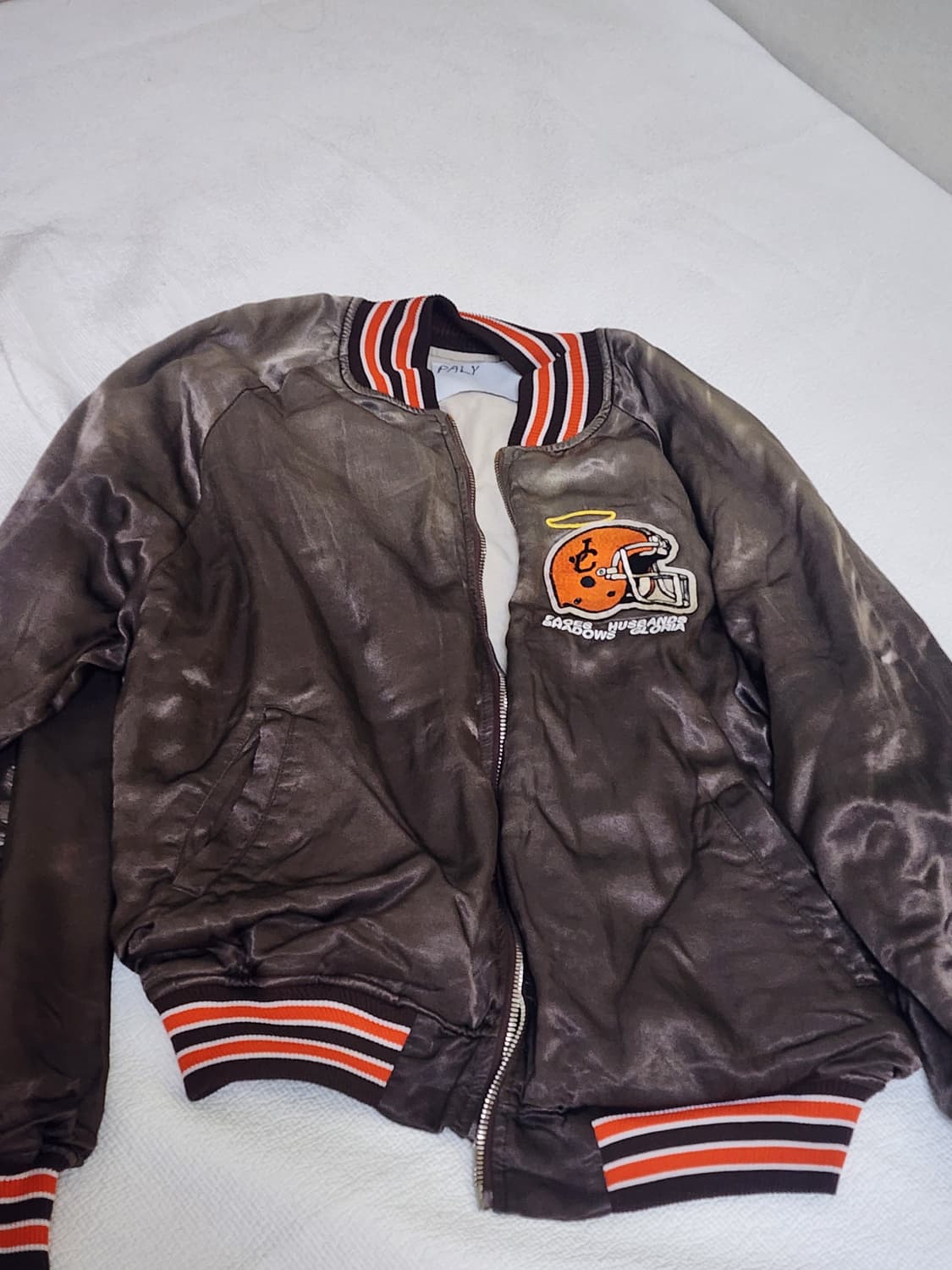 팔리할리우드 새틴 봄버자켓 상품이미지1