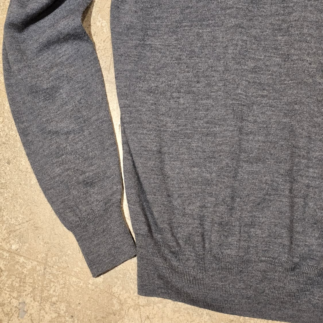 피터밀러 쿼터 집업 스웨터 메리노 울 100% 상품이미지4