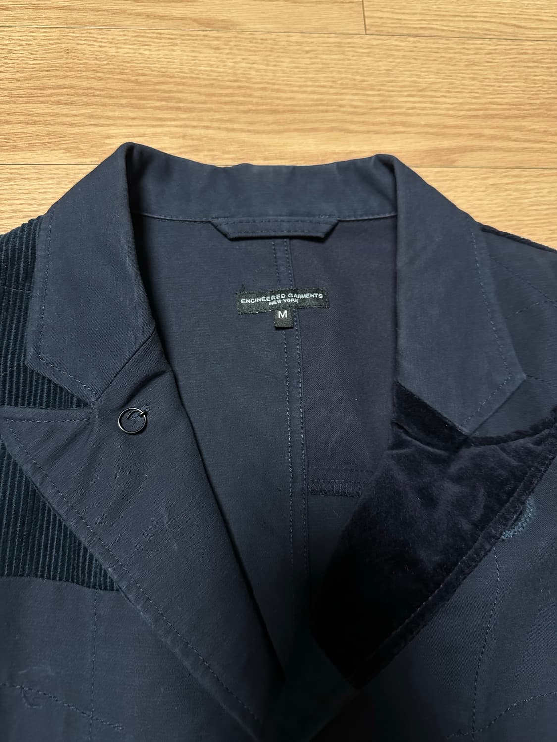 (M) 엔지니어드가먼츠 베드포드 네이비 패치워크 상품이미지3