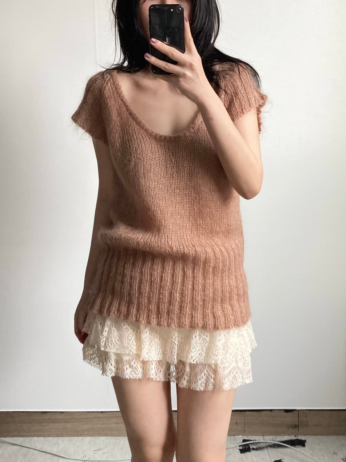 레이스 프릴 스커트 상품이미지2