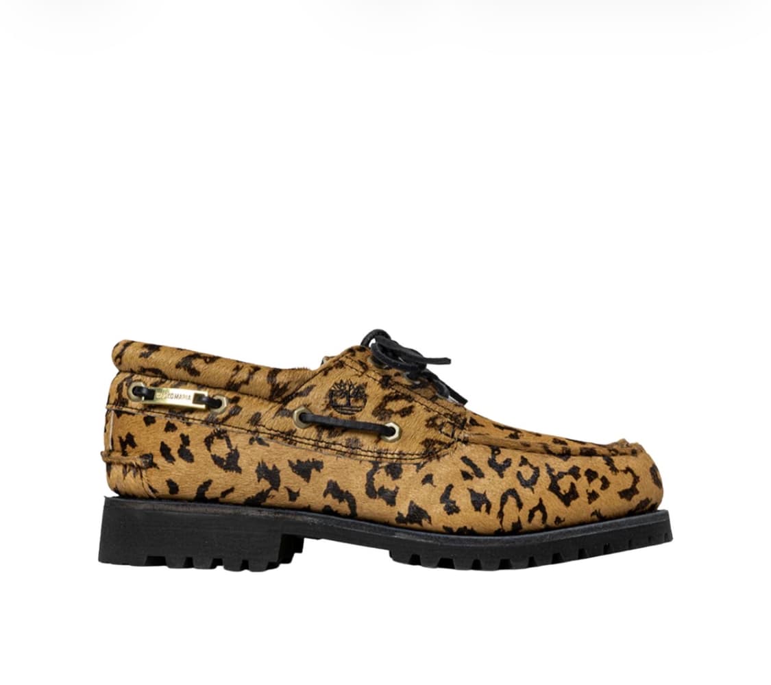 [280] 팀버랜드 x 와코마리아 3 아이 어센틱 보트 슈즈 레오파드 상품이미지1