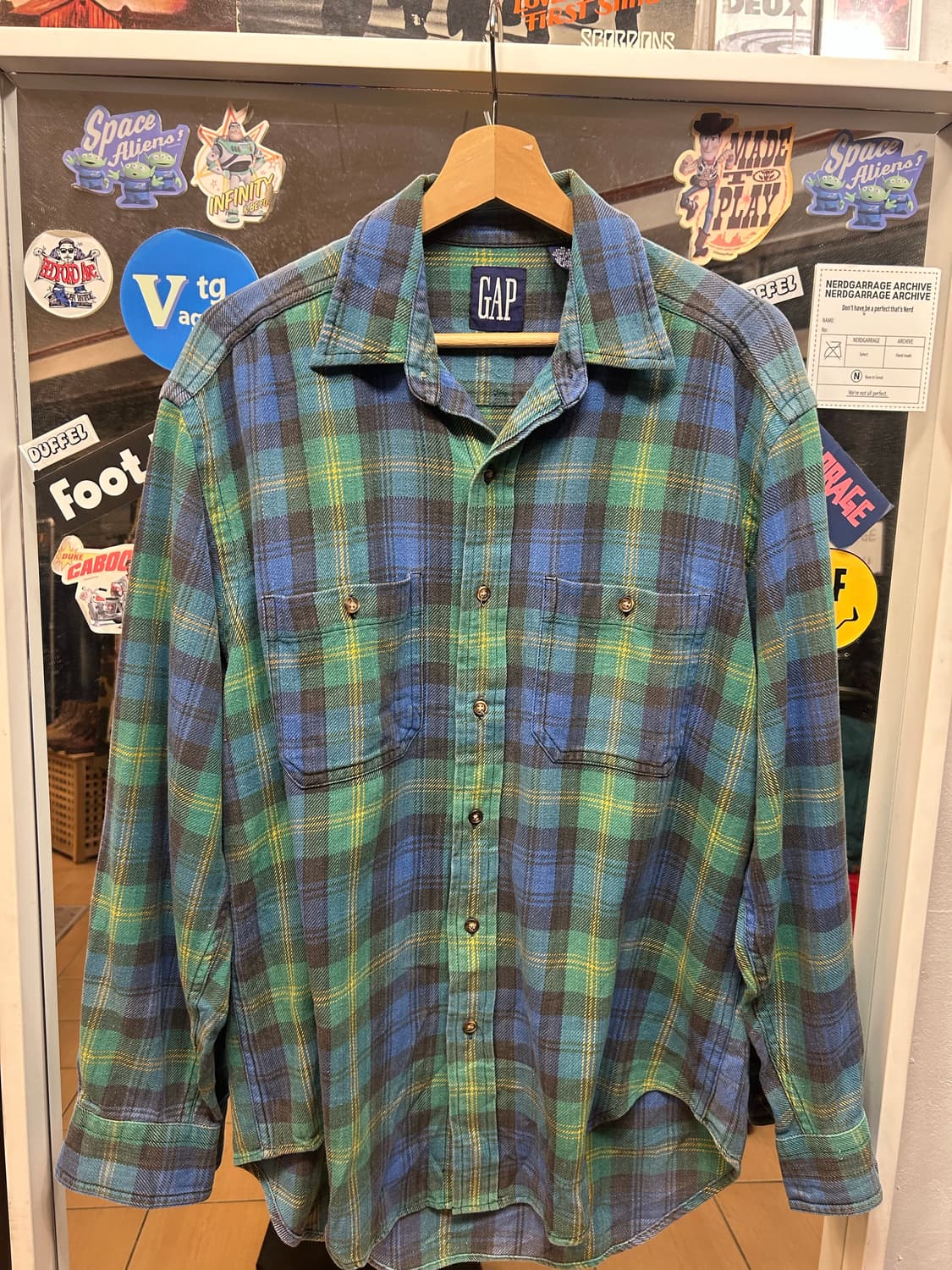 90‘s Gap 체크셔츠 상품이미지1