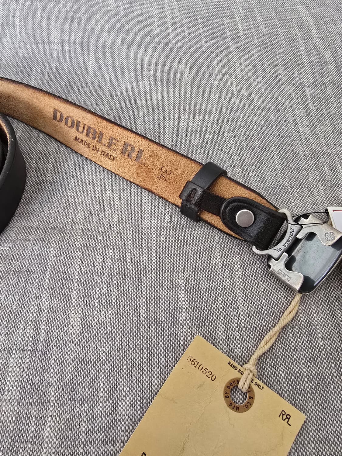 RRL 빈센스 벨트 34 블랙 새제품 상품이미지2