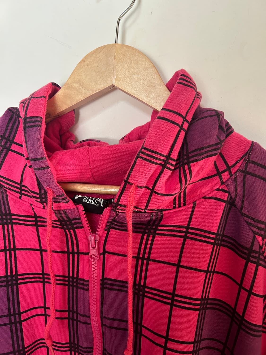 타탄체크 후드집업  상품이미지2