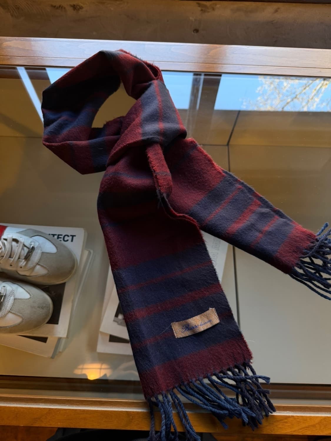 바쏘 캐시미어 머플러 상품이미지1