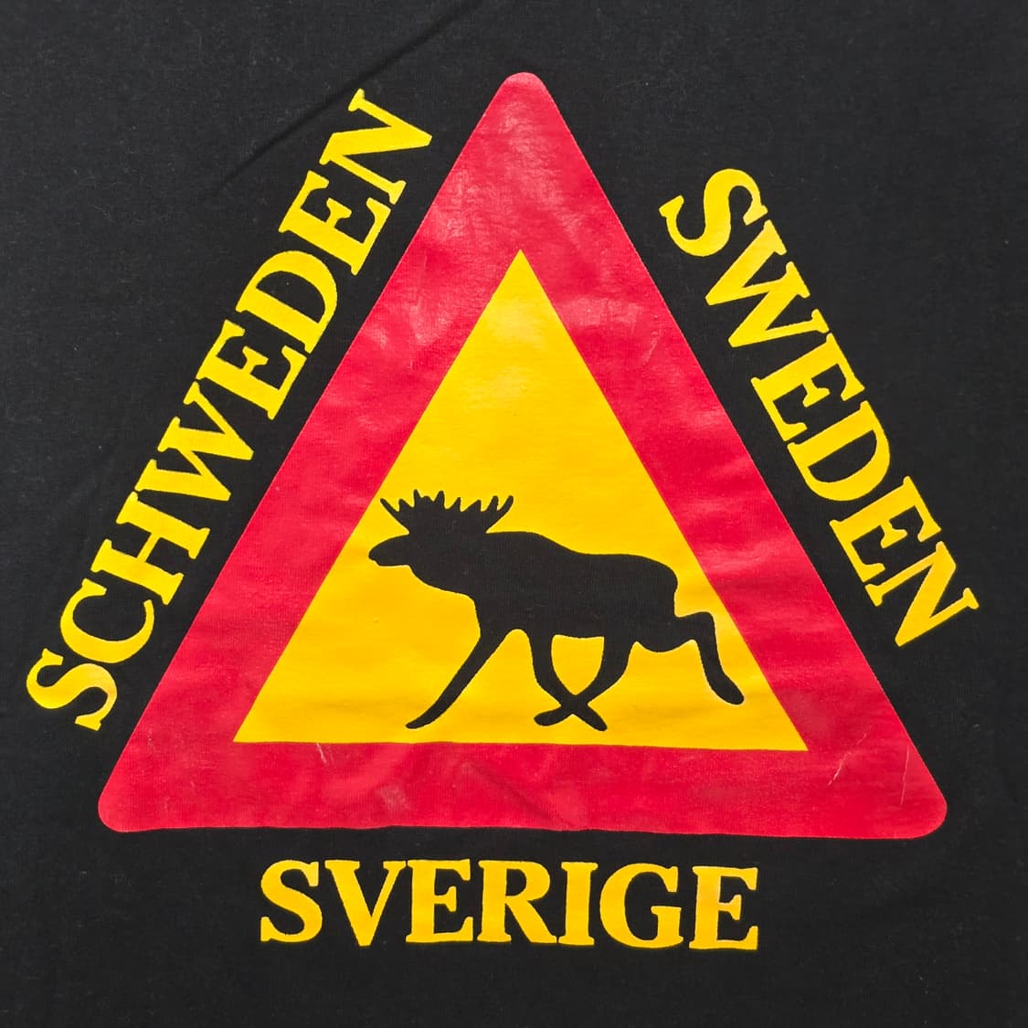 Vintage 90s 스웨덴 뤼세실 수베니어 티셔츠 상품이미지2